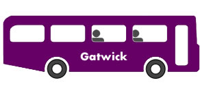 Coach, car, chauffeur hire Gatwick Airport